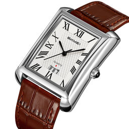 Часы наручные Skmei мужские 2575silver-brown