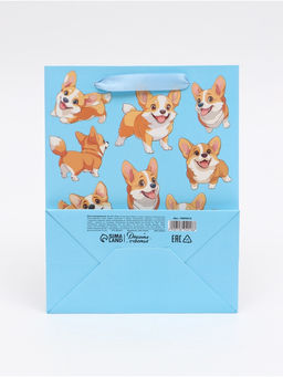 Цена за 2 шт. Пакет подарочный «Милые пёсики», MS 18 × 23 × 10 см