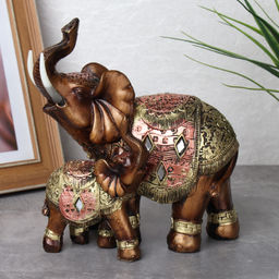 Статуэтка Слоны 14 см / 7130B /уп 24/ - ГалеонТрейд фото 2
