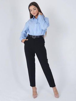 K10759 Брюки классические ЧЕРНЫЙ