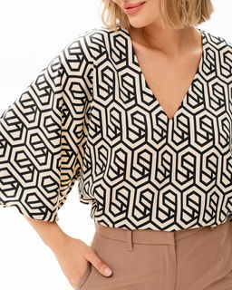 Блузка Японский шёлк с цельнокроеным рукавом - Elena sorti фото 5