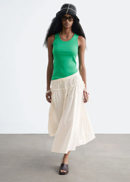 Falda midi con cord?n de ajuste - H&m фото 3