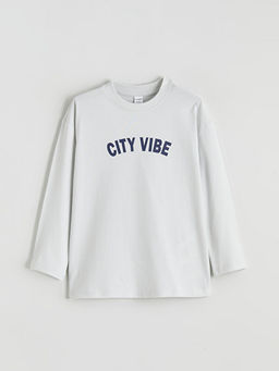 Bisiklet Yaka Bask?l? Erkek ?ocuk Ti??rt 2li