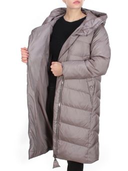 2118 LIGHT GRAY Пальто зимнее женское MELISACITI (200 гр. холлофайбера) - Fashion фото 7