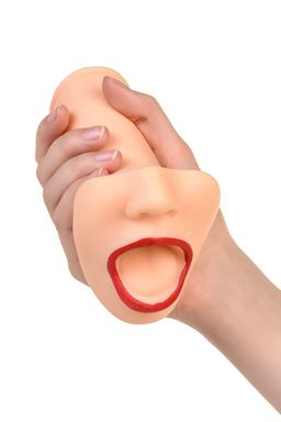 Мастурбатор реалистичный TOYFA Juicy Pussy Juicy Lips, рот, TPR, телесный, 12,6 см