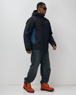 Горнолыжная куртка мужская зимняя темно-синего цвета 7617TS - Mtforce фото 11