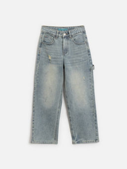 ACOOLA / Брюки джинсовые детские для мальчиков Nando синий  фото 3