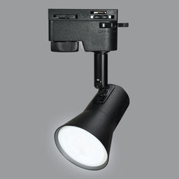 UBL-Q323 GU10 BLACK Светильник-прожектор трековый. Под лампу GU10. Корпус черный. ТМ Volpe