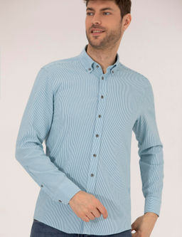 Aqua Slim Fit Uzun Kollu G_mlek