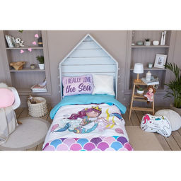 Постельное бельё Этель 1.5 сп Really mermaid 143*215 см, 150*214 см, 50*70 см -1 шт,100% хл, бязь  фото 8