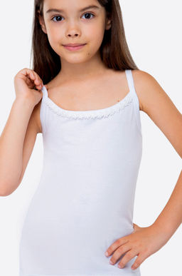 Майка на бретелях для девочки Happy Fox