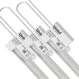 ULY-P90-10W/SPFR/K IP65 AC220V CLEAR KIT09 Светильник для растений светодиодный линейный, 600мм. Спектр для фотосинтеза. В составе набора из 9-ти штук. TM Uniel