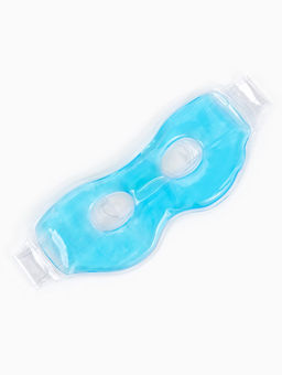 Маска для лица гидрогелевая, охлаждающая/согревающая, 23?10?0.5 см, синяя