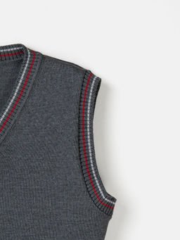 Жилет вязаный Серый 7+ - Bungly фото 5