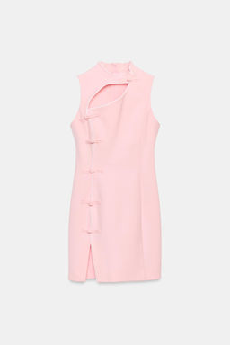 VESTIDO MINI ALAMARES / Rosa