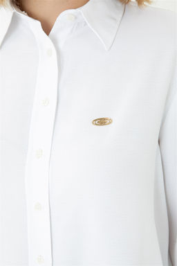 Kad_n Beyaz Uzun Kollu G_mlek - U.s. polo assn фото 7