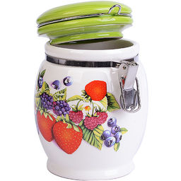 26277 Банка для сыпучих 700 мл Ягоды дол/металл LR (х36) - Mayer&boch фото 2