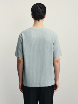 Футболка из фактурной ткани / Zarina  фото 5