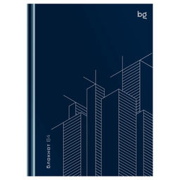 Бизнес-блокнот А6 64л. "Графика. Небоскребы" ("BG", ББ6т64_лг 08460) глянцевая ламинация