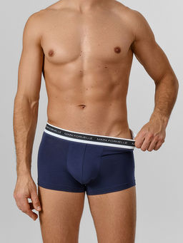 Цена за 2 штуки! Трусы боксеры мужские синие - Mark formelle фото 4