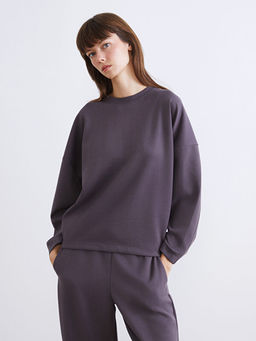 Bisiklet Yaka Kad?n Sweatshirt