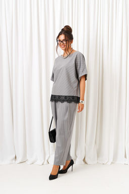 Костюм Beautiful Free 6442 светло-серый в полоску