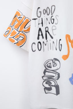 GRAFFITI PRINT T-SHIRT - Zara фото 3