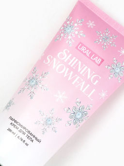 Крем для тела новогодний парфюмированный Shining Snowfall, 200 мл, URAL LAB фото 4