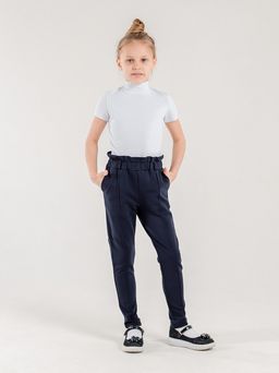 CRB wear/CWJG 70242-41 Брюки для девочки,темно-синий/Ex.Cherubino