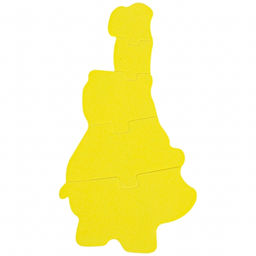 Пазлы мягкие для малышей Крошка Я «Пирамидка: Животные фермы», 5 деталей