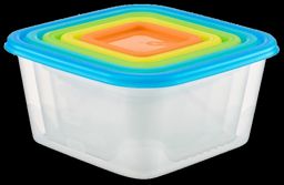 Набор контейнеров для продуктов FUSION 5шт (1,7л; 1,1л; 0,63л; 0,33л; 0,15л)