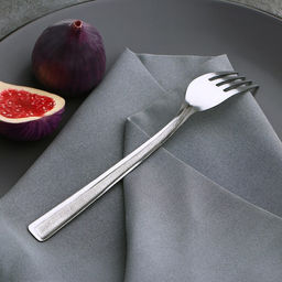 Цена за 12 шт. Вилка столовая Доляна Пулкин, длина 19.8 см, толщина 1.2 мм, серебристая  фото 3