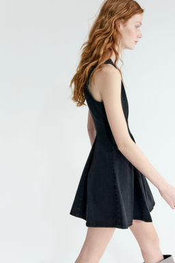 Vestido denim con falda acampanada - H&m фото 3