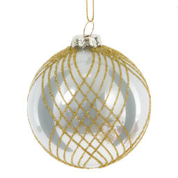 Украшение новогоднее "Шар", D8 см, L8 W8 H10 см