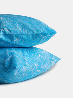 Комплект наволочек поплин - Вернисаж, цвет голубой 50х70/Наволочка 50х70 - 2 шт.