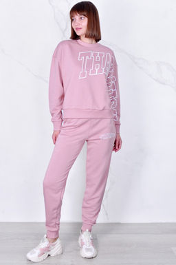 Арт. 2506 Костюм с брюками женский 44-52 (5 шт) Цвет:пудра - Калинка фото 9