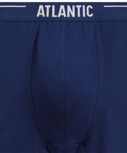 ATLANTIC 5SMH-004 Трусы шорты Solid - набор (5 шт.) морской + бирюзово-зеленый + черный + серый меланж + темно-голубой  фото 8