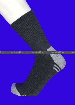 Цена за 6 пар. LIMAX ТЕРМОноски мужские спортивные махровый след арт. 65043 39-42 (фактически 39-42)