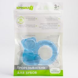 Прорезыватель охлаждающий Мишка с колечком, цвет МИКС, Крошка Я  фото 4