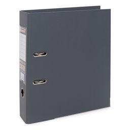 Expert Complete Регистратор PVC, 2-х стороннее покрытие, мет.уг. 75 мм 10 шт. Premier A4 арочный механ. лён серый ЕС100262015