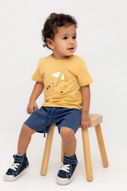 КР 302749/золотистая пшеница к564 фуфайка (футболка) д/мал яс - Crockid фото 5