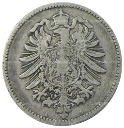 1 марка 1876 года A Германия