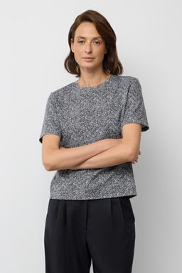 ЕВТ 3216/графит,драп фуфайка (футболка) жен