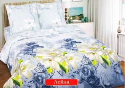 Постельное белье - Поплин Deluxe Лейла 1,5-спальный - Luteks фото 2