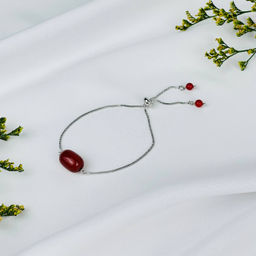 Браслет регулируемый с Сердоликом