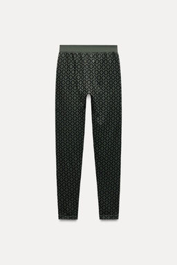 SKI COLLECTION THERMOLITE® THERMAL JACQUARD LEGGINGS - Zara фото 4
