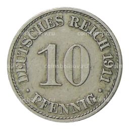 10 пфеннигов 1911 года A Германия