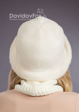 Шапка Шляпка экомех панама жемчуг