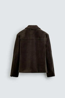 REGULAR FIT VELVET JACKET - Zara фото 8