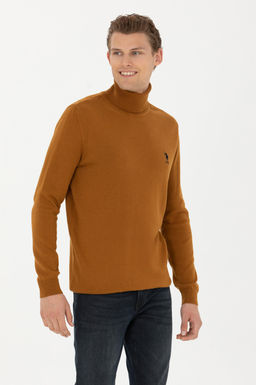 Мужской базовый свитер кокосового цвета - U.s. polo assn фото 11